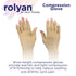 Rolyan Fingerless Compression Glove for Arthritis, Right Hand, Small, Open Finger