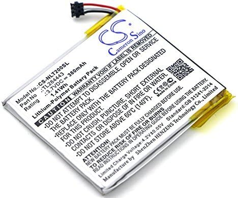 Cameron Sino Li-Polymer 3.70V 380mAh Battery, Compatible with Nest Thermostat