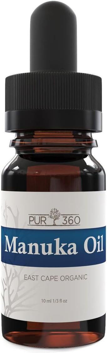 PUR360 Manuka Oil, 33x More Powerful Than Tea Tree Oil - Best Treatment for Toenails, Acne, Irritated Skin