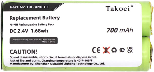 TAKOCI Replacement Battery for Sensonic Plus SR-3000 Sensonic Plus SR-3000E 900 Sonic Toothbrush,fits