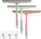 MUZHUPGUZ 3 Pcs Shower Squeegee for Glass Doors, Car Window Squeegee, Streak-Free Mirror