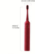 LUWRADAAD 2 3 Rechargeable Sonic Electric Toothbrush for Adults, Powered Motor High Vibration Teeth & Gum Care, Soft
