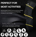 Knee Calf Padded Compression Leg Sleeve 2 Pack for Sports Protective Gear, Shin Brace Support for Youth Kids Adult