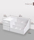 Makeup Desk Cosmetic Storage Box - Organizer with Drawers for Dressing Table, Elegant Vanity Holder for Bathroom