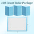 Warmify 100 Count 30" 36" Disposable Bed Pads x for Adults, Kids & Pets Super Absorbent Chucks Pads with Waterproof