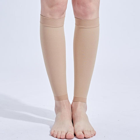 Utaly 20-30mmHg Calf-Compression-Sleeve for Men & Women Footless Graduated-Compression Socks Calf Support