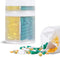 Extra Large Supplement Organizer and Portable Pill Case with 8 Compartments, Double Layers for Monthly Vitamins