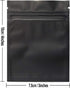 200 Pack Smell Proof Bags, 3 x 4 Inch Resealable Mylar Bags, Foil Pouch Bag, Matte Black