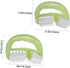 Set 2 of Ergonomic Green Hand Rollers for Muscle Relief and Recovery
