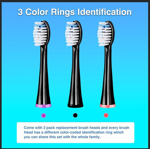 Replacement Heads for WaterPik Sonic Fusion, Compatible with WaterPik Sonic Fusion 2.0 Flossing Toothbrush