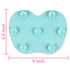 Silicon Makeup Brush Cleaning Mat, Portable Cosmetic Brush Cleaner Pad with Suction Cup (green)