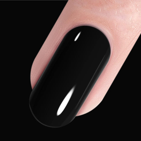Vishine Gelpolish Professional Manicure Salon UV LED Soak Off Gel Nail Polish, Color Black (1348)