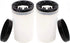 Teensery 2 Pcs Nail Art Brush Pen Holder and Cleaner Cup Container for Makeup Brushes