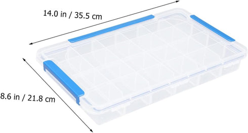 Portable Plastic Pill Organizer - Day Medicine Box for Travel