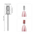 Rolybag 10 Pieces Nail Drill Heads, Nail Drill Bits Sanding Band Shaft 3/32 Inch for Electric File Nail Sanding