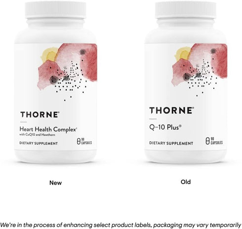 THORNE Heart Health Complex with CoQ10, Taurine, and Hawthorn, 90 Capsules Supplement