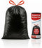 San Zooni 13 Gallon Drawstring Trash Bags (120 Count) Heavy Duty Black Garbage Bags,