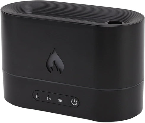 ShanQuilyx 250ml 3 Diffuser Humidifier, Essential Oil Diffuser with Flame Pattern Light, USB Powered Air Humidifier