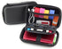 Small Hard Shell Diabetic Travel Case, Organizer Bag for Glucose Meter, Testing Strips, Lancets, Black