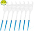 400pcs Dental Picks, Soft-Interdental Brush Double-Ended Toothpicks, Silicone Dental Floss