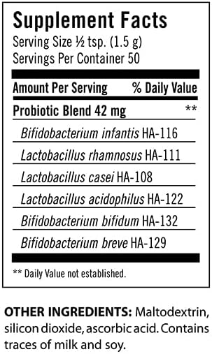 Flora Toddler's Blend Probiotic, 3 Billion CFU RAW, Taste-Free Powder, Aids Constipation & Immunity, 2.64-oz.