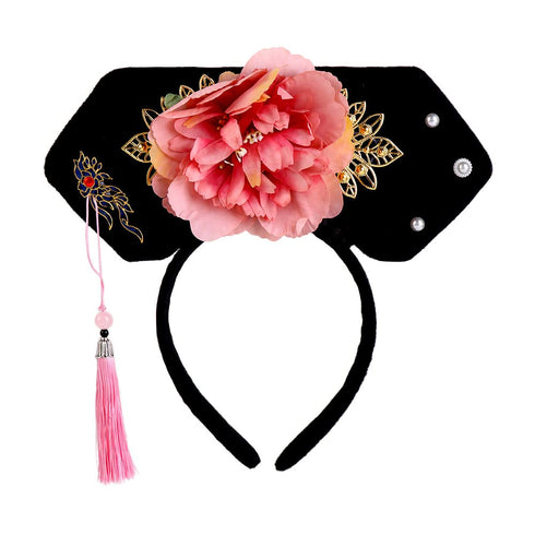 Women Headband Chinese Qing Dynasty Hair Hoop, Traditional Hanfu Hairband, Classical Royal Court Headwear