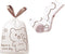 YIHUANYIFA 4 Gallon Trash Bags 240pcs Drawstring Tearing-Free for Bathroom Office Home Bedroom