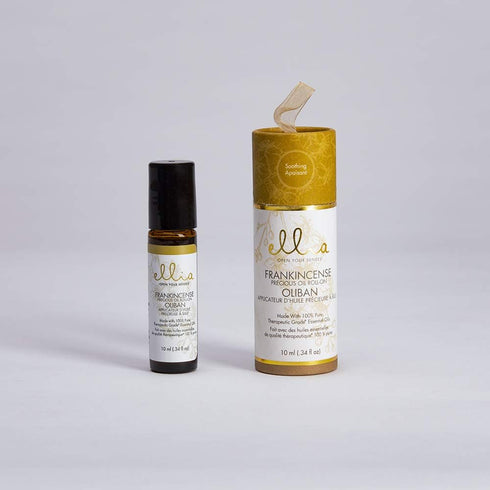 Ellia Frankincense Essential Oil Roll-On, 10ml, 100% Pure, Therapeutic Grade, Clear