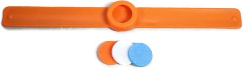 Kids Essential Oil Diffuser Slap Bracelet Set - 3 Sweet Bracelets in Pink, Orange, Purple for Girls
