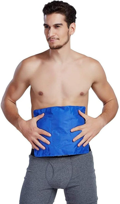 Koo-Care Large Gel Ice Pack for Injuries, Reusable Flexible Hot Cold Therapy Compress for Pain Relief