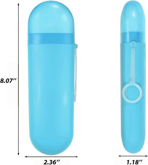 2 Packs Toothbrush Travel Case, Portable Holder with Ventilation Hole for Travel, Plastic Size for Business Trip