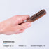 ZEUS Boar Bristle Beard & Mustache Brush for Men, Soft Bristles, Travel Care Brush with Handle (Made in Germany) J92