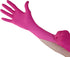 Waxness Cosmetology Nitrile Gloves, Pink Medium, 100 pcs/box