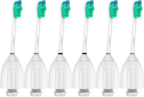 Replacement Brush Heads, 6-Pack, Compatible with Philips Sonicare Toothbrush Essence Xtreme Elite HX7022/66