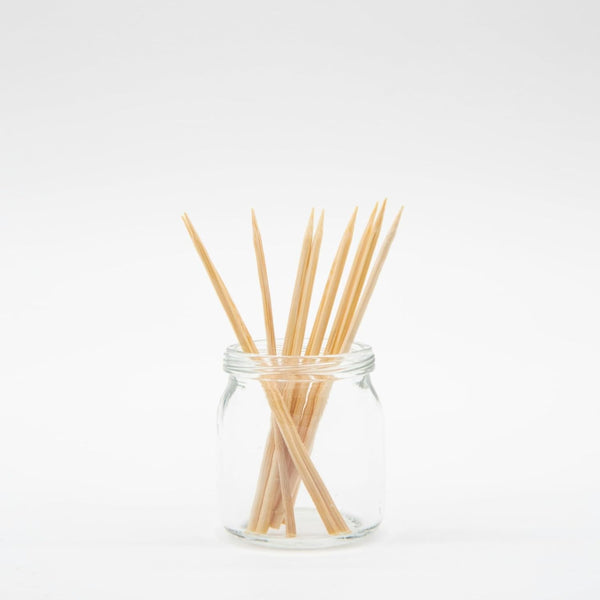 HOPELF 1200 Count Bamboo Toothpicks, Double-Points Wooden Toothpick for Appetizer, Barbecue, Cocktail, Teeth Cleaning