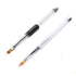 LWBTOSEE 2pc Nail Ombre Brush for Nail Art Painting, UV Gel Polish Gradient Color, Black & White