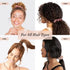 Kitsch Terracotta Satin Hair Scrunchies for Women Softer Than Silk Ponytail Holders 5 Count