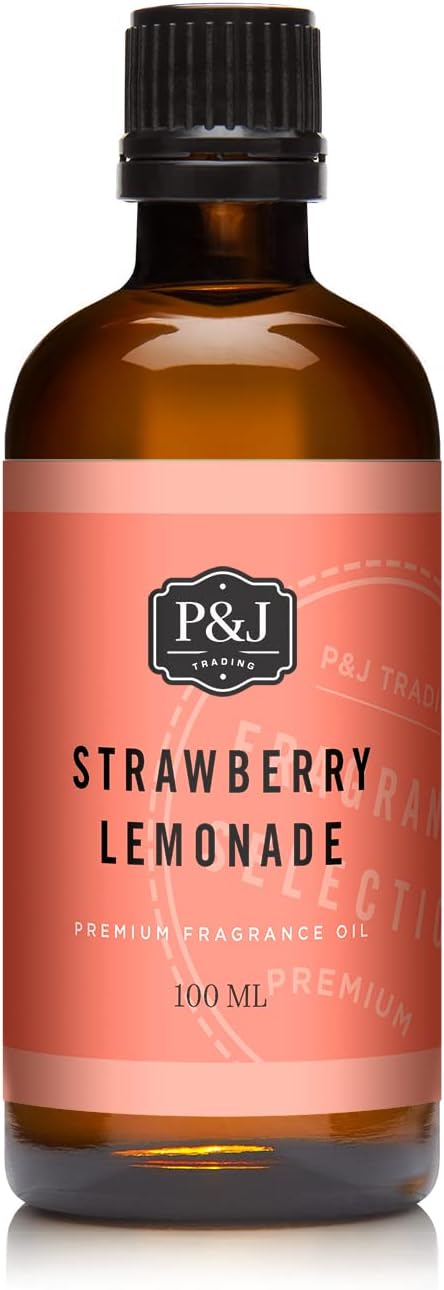 P&J Trading Strawberry Lemonade Scented Oil 100ml - Fragrance Oil for Candle Making, Soap Making, Diffuser