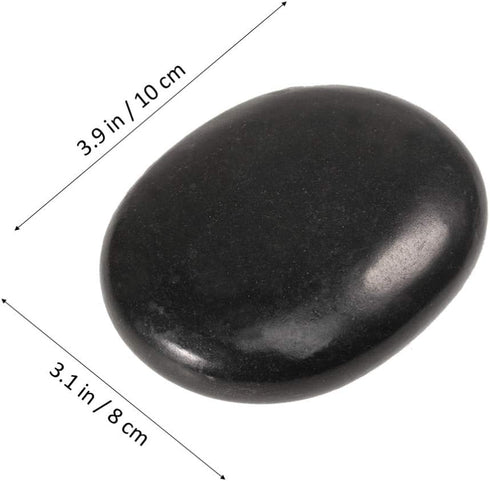 Hot Natural Massage Stones, Essential Rocks for SPA, 10*8cm Convex Side for Foot Reflexology