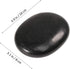 Hot Natural Massage Stones, Essential Rocks for SPA, 10*8cm Convex Side for Foot Reflexology