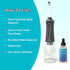 Concentrated Floss Drop Serum, 2oz Mouth Wash for Water Flosser, Organic Spearmint for Good Oral Health