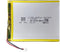 3.7V 407595 5500mAh Lithium Polymer Ion Battery Pack, Rechargeable with JST 2.0mm Connector