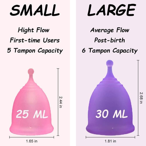 ROSA RUGOSA 99.9% Menstrual Cups + Steamer Bundle - All You Need to Start Your Menstrual Cup Journey! - Feminine