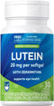Rite Aid Lutein + Zeaxanthin Softgels - 20mg, 30 Count, Supports Eye Strain, Dry Eyes, and Vision Health for Men and Women