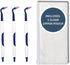 Gum Stimulator - Rubber Tip Dental Plaque Remover Tool, Bundled with Travel Zipper Pouch (3 Pack Total)