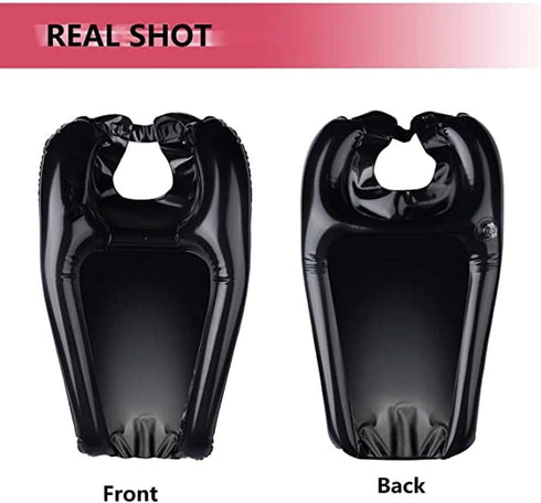 Kangmeile Inflatable Hair Washbasin, Portable Hair Shampoo Tray, Washing Tray, Salon Equipment, Mobile Beauty Bowl