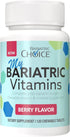 Bariatric Choice My Bariatric All-in-One Multivitamin Chewable with 300 mg Calcium, Berry Flavor, 120 Count