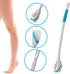 Miracle Foot Brush 30" with Pumice Stone and Grip Handle, Wet/Dry Brush for Seniors, Pregnant, Disabled