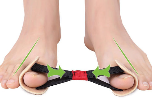 Big Toe Strap Bunion Straightener, Stretchy Belt Toe Stretcher for Hallux Valgus Foot Pain Relief