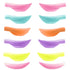 Lash Perm Rods: Silicone Lash Lift Pads, Eyelash Perm Curler Makeup Tools with Reusable Eye Patch & Ribbon (Colorful)